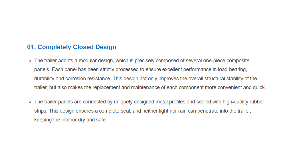 Completely Closed Design